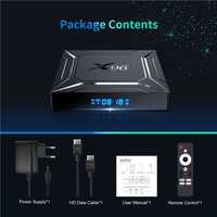 X96 M200 Amlogic 1000M Android 14 TV Box 2G 4G RAM 16G 32G 64G ROM M Gigabit Ethernet Soporte Personalización Logo Firmware