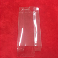 Boîte cadeau personnalisée en PET transparent en matériaux recyclés avec finition givrée, revêtement UV, épaisseur 0,3 mm, logo personnalisé
