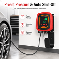 Gonfleur de pneus numérique haute précision en aluminium, moniteur de pression des pneus, pression préréglée à une touche, gonflage/dégonflage automatique, CE