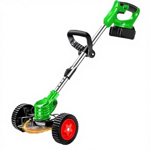 21V 4.0Ah Battery-Powered Industrial Cordless Lawn Trimmer 3-in-1 Weed Wacker Grass Cutter <b>Garden</b> Pruner <b>String</b> OEM S-112 Batter - Product Image 3