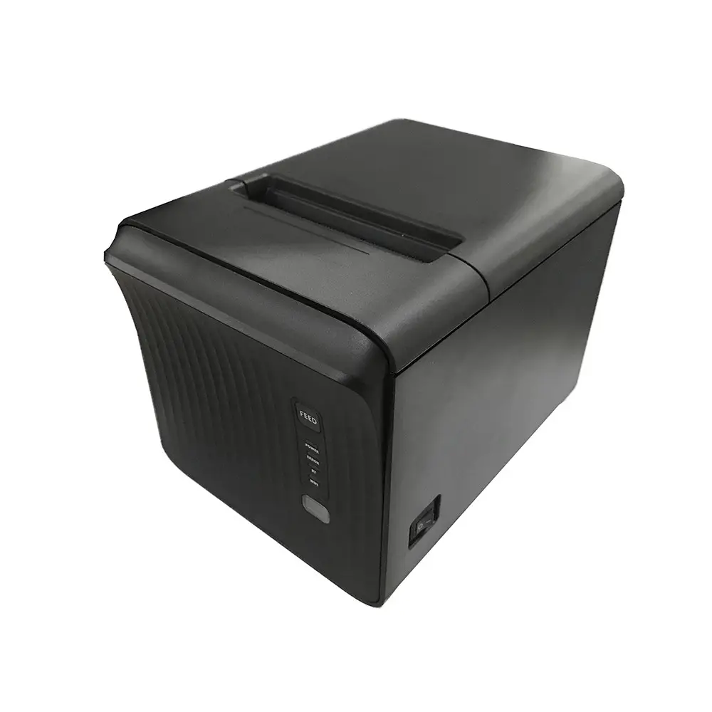 Impresora MHT P80A de 80mm, dispositivo de impresión térmica de escritorio, corte de papel automático, montaje de pared con USB, Serial, Ethernet, LAN, Compatible