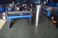 Machine de pliage automatique à 3 rouleaux de haute qualité pour la formation de conduits d'air en tôle galvanisée de 1,5 mm en acier au carbone