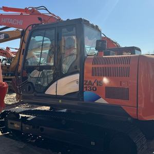 Excavatrice d'occasion de 13 tonnes en bon état de marche, matériel de terrassement d'occasion, Hitachi ZX130, en vente chaude en stock - Product Image 2