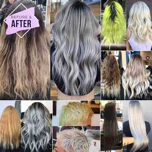 Marque privée <span class=keywords><strong>Shampooing</strong></span> et soin capillaire sans jaune Après-shampoing en profondeur restructurant pour cheveux gris, super éclaircis ou décolorés. - Product Image 6