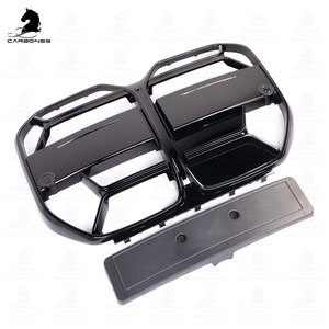 G26 griglia ABS nero opaco doppia doghe griglia paraurti anteriore con ACC per <span class=keywords><strong>Bmw</strong></span> <span class=keywords><strong>serie</strong></span> <span class=keywords><strong>4</strong></span> coupé <span class=keywords><strong>4</strong></span> porte G26 2021 2022 2023 G26 Grill - Product Image 4