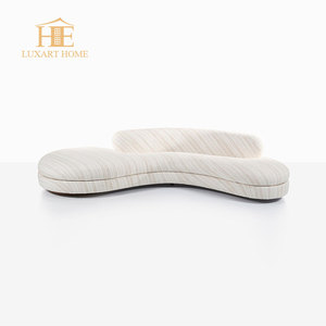 Ensemble de canapés <span class=keywords><strong>Brasilia</strong></span> en tissu minimaliste italien, base en bois de frêne, canapé moderne sur mesure pour salon, chaise longue, canapé séparé - Product Image 4