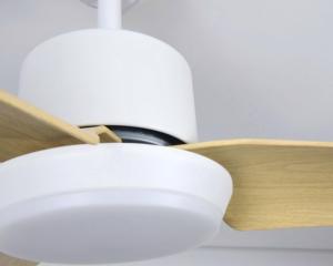 Plafonnier LED moderne en fer à moteur DC, 42 pouces, couleur blanche, avec ventilateur télécommandé pour salon - Meilleures ventes - Product Image 5