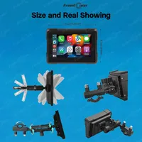 Navigation Carplay pour moto C5000, DVR pour écran 5 pouces 480P, Android Auto sans fil, moniteur ABS étanche
