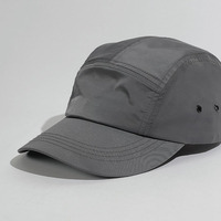 Gorra de Nailon Personalizada con Logotipo, Material de Nailon, Sin Estructura, Ala Curva, 5 Paneles, Ligera, Impermeable, Gorra de Surf, Gorra de Campamento, Gorra para Correr