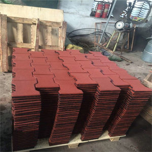 Vườn lồng vào nhau gạch cao su khối Con Chó Xương cao su ngoài trời lát gạch cho sân chơi - Product Image 3