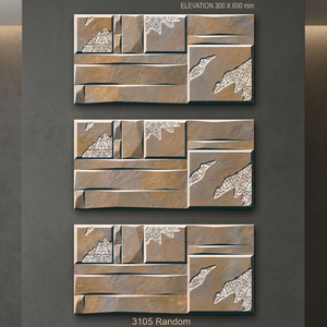 Venta caliente Premium 300x600mm Azulejos de pared de esmalte de cerámica 30x60cm para azulejos de porcelana de elevación Interior Exterior a precio barato - Product Image 3