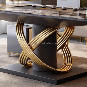 Table à thé haut de gamme avec bouilloire intégrée, table basse de salon ou de bureau, table à thé Kung Fu moderne en dalle de roche avec chaises - Product Image 3