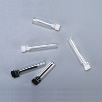 Flacons en verre miniatures de 1 ml et 2 ml avec bouchon en plastique, tubes à parfum vides, flacons d'échantillons pour présentation