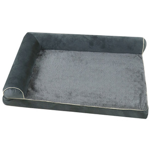 Venta al por mayor de lujo grande desmontable acogedor sofá estilo gran oferta suave de lujo de espuma viscoelástica lavable funda de cojín ortopédico cama de perro mascota - Product Image 2