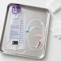 Sac d'alimentation entérale de qualité médicale, très vendu, 1200 ml, 1500 ml, ensemble de sacs d'alimentation entérale pour patients