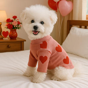 2025 Trendige Warme Bequeme Niedliche Bunte Welpenkleidung Speziell für Kleine Hunde Tägliche Bekleidung - Product Image 2