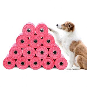 Sacs à déjections canines biodégradables et écologiques personnalisés, compostables, sans plastique, non parfumés, certifiés ASTM D6400/EN13432 - Product Image 1