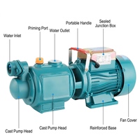 Pompe auto-amorçante domestique 220V à vis, haute pression, pour aspiration de puits et alimentation en eau domestique