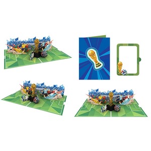 Tarjeta Pop-up 3D Copa Mundial 2026, Tarjetas de Felicitación de Alta Calidad para Graduación y Cumpleaños, Impresión Digital, Barnizado Mate, Personalizadas - Product Image 4