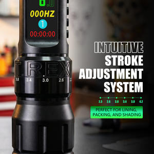 เครื่องสักไร้สาย TREX ANKY 1800mAh ปรับระยะชักได้ <span class=keywords><strong>2.3</strong></span>-4.2 มม. สำหรับงาน Dotwork ระดับมืออาชีพ เหมาะสำหรับศิลปินมือใหม่ ศิลปะบนร่างกาย - Product Image 3