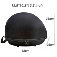 Étui de casque intégral en EVA personnalisé en usine, antichoc, coque rigide, pour vélo, football, moto et boîte de présentation de voyage