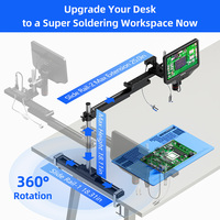 Andonstar AD409 Max 27'' Soldering Digital Microscope with 300X Magnification and LED Illumination for Professional Soldering