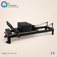 Machine de Pilates Reformer en alliage d'aluminium avec ressorts réglables, équipement de studio commercial pour salle de sport