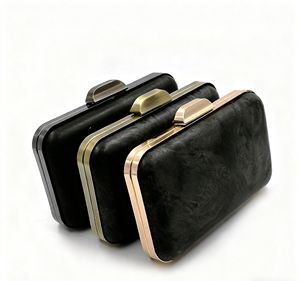 חלקי תיקים ואביזרים מיוחדים, מסגרת מתכת לתיק יד וקלאץ' עם מעטפת פלסטיק - Product Image 4