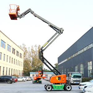 Piattaforma Elevatrice Idraulica Articolata 12m Elettrica <span class=keywords><strong>per</strong></span> Installazione Cartelloni Pubblicitari - Product Image 1