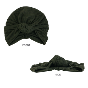 Nouveauté <span class=keywords><strong>Foulard</strong></span> <span class=keywords><strong>Turban</strong></span> à Volants Couleur Unie Islamique Chapeau <span class=keywords><strong>Chimio</strong></span> Noué Bonnets pour Femme - Product Image 4