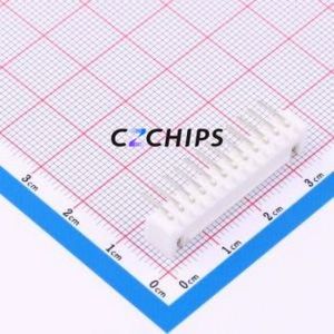 WAFER-HA2.54-12PWZ Wire-to-Board Pin Header Bent Lead Through Hole,P=2.5mm Connector 1x12P 2.5mm Right Angle Insert XHB - Product Image 2