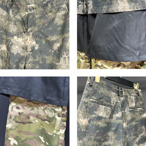 محطة واحدة نوعية مخصصة بنطال الهيب هوب كامو طباعة مرقع الجينز عارضة المصنعين مصمم السراويل منخفضة الخصر الرجال - Product Image 3