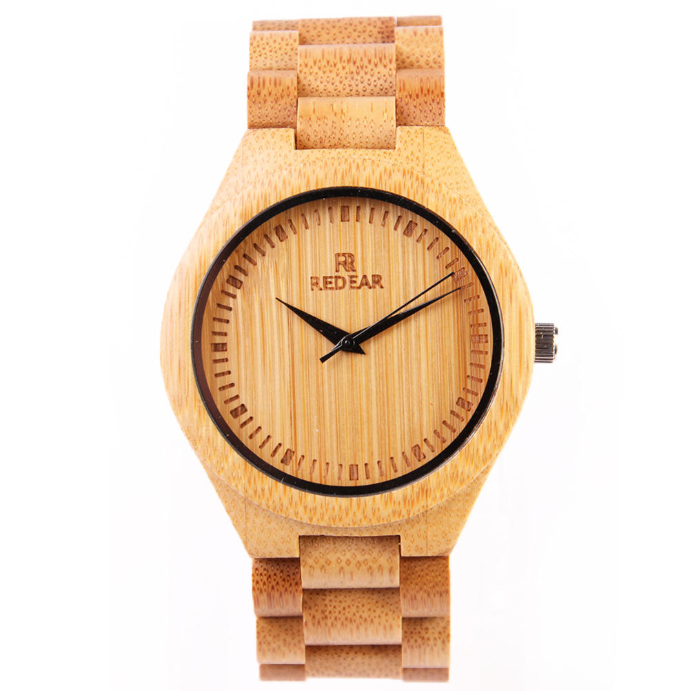 Timeless Precision: Quality Quartz bamboo watch men for Discerning