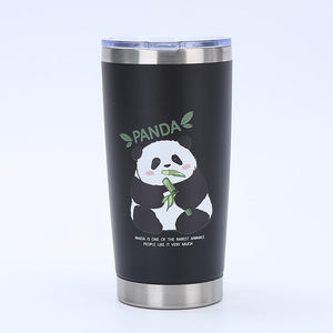 Thermos en acier inoxydable 304 de 20oz, gobelet isolé sous vide à <span class=keywords><strong>double</strong></span> <span class=keywords><strong>paroi</strong></span>, <span class=keywords><strong>panda</strong></span> mignon, <span class=keywords><strong>tasse</strong></span> à café, tyran de glace - Product Image 5
