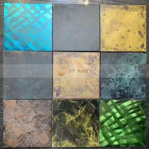 Lámina Decorativa de Acero Inoxidable 304 con Acabado Grabado a Color, Fábrica EX101 Foshan, para Decoración de Hogar y KTV - Product Image 6