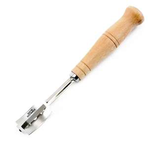 Lame à pain en acier inoxydable avec 5 couteaux, lame en bois pour panier d'étanchéité - Product Image 1