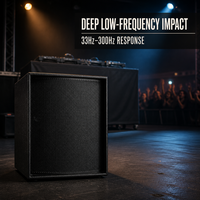 Subwoofer M118B Single 18 Inch 600W 8 Ohm 33Hz-300Hz 105dB Speaker Bass untuk Panggung Konser, Aula Acara, dan Audio Klub