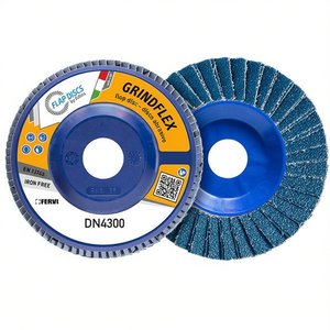 Disque à lamelles Fervi Grindflex 125 mm, abrasif sans fer pour le meulage du métal - Product Image 1