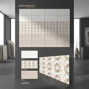 กระเบื้องบุผนังพอร์ซเลนเงา วิสต้า ราคาโรงงาน ขนาด 300x600 มม. สีเหลือง/ทอง สำหรับตกแต่งภายในห้องน้ำ วิลล่า และโถงทางเดิน - Product Image 6