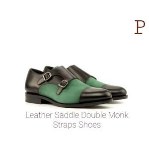 Chaussures habillées pour hommes en cuir souple de luxe, confortables, à boucles et fermoirs, bout rond, pour le bureau, collection automne premium - Product Image 6