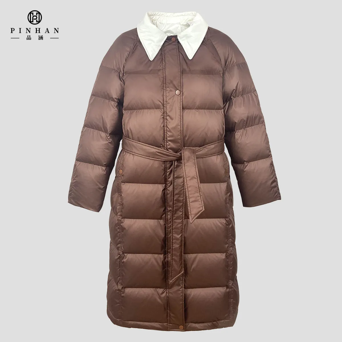 2023 new arrivals popular women's casual down coat outdoor windproof lightweight puffer streetwear long coats