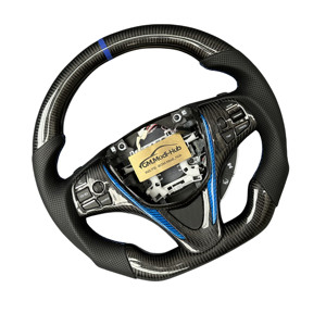 GM.Modi-Hub Vente directe d'usine Volant de voiture en fibre de carbone pour <span class=keywords><strong>Acura</strong></span> 2015 -<span class=keywords><strong>2020</strong></span> TLX / 2014-<span class=keywords><strong>2020</strong></span> <span class=keywords><strong>MDX</strong></span> - Product Image 2