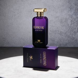 Venta al por mayor de fábrica: Botella de perfume de lujo vacía de 100 ml, personalizada, con degradado <span class=keywords><strong>morado</strong></span> y pulverizador. - Product Image 3