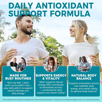 GMP OEM/ODM NAC NAD+ Complex Softgels N-Acétyl-L-Cystéine NAD Plus avec Huile MCT Huile de Coco Complément Alimentaire pour la Santé Cellulaire