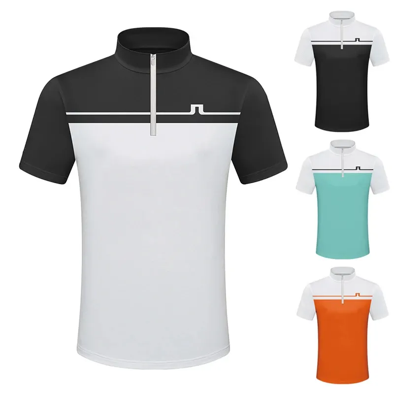 Fast lead time short sleeve quick dry polo shirts custom logo classic fit golf polos shirts for man