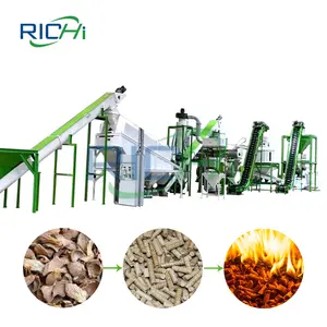 Professional 1-30 T/H Wood Pellet Woodconsesion Equipment For Sale