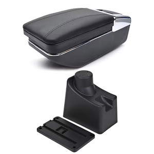 Vtear ABS per Renault <span class=keywords><strong>Dacia</strong></span> <span class=keywords><strong>Sandero</strong></span> 2016-2018 portabicchieri bracciolo portaoggetti Styling accessori interni - Product Image 1