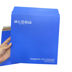 Ở lại phẳng vá Sticker sử dụng phong bì màu xanh cá nhân vận chuyển chuyển phát nhanh thẻ phong bì các tông Gấp phong bì bao bì - Product Image 2