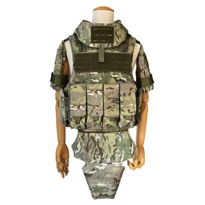 Sturdy Armor Full Body Security Protection Adjustable Tactical Hunting Gear Plate Carrier Combat Vest With Quick Release