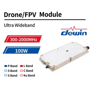 <span class=keywords><strong>Dewin</strong></span> 300-2000MHz 0.3-2GHz L band 100W 28V 50dBm เรดาร์ GPS ดาวเทียม wideband RF Power Amplifier โมดูลป้องกันความปลอดภัย - Product Image 1